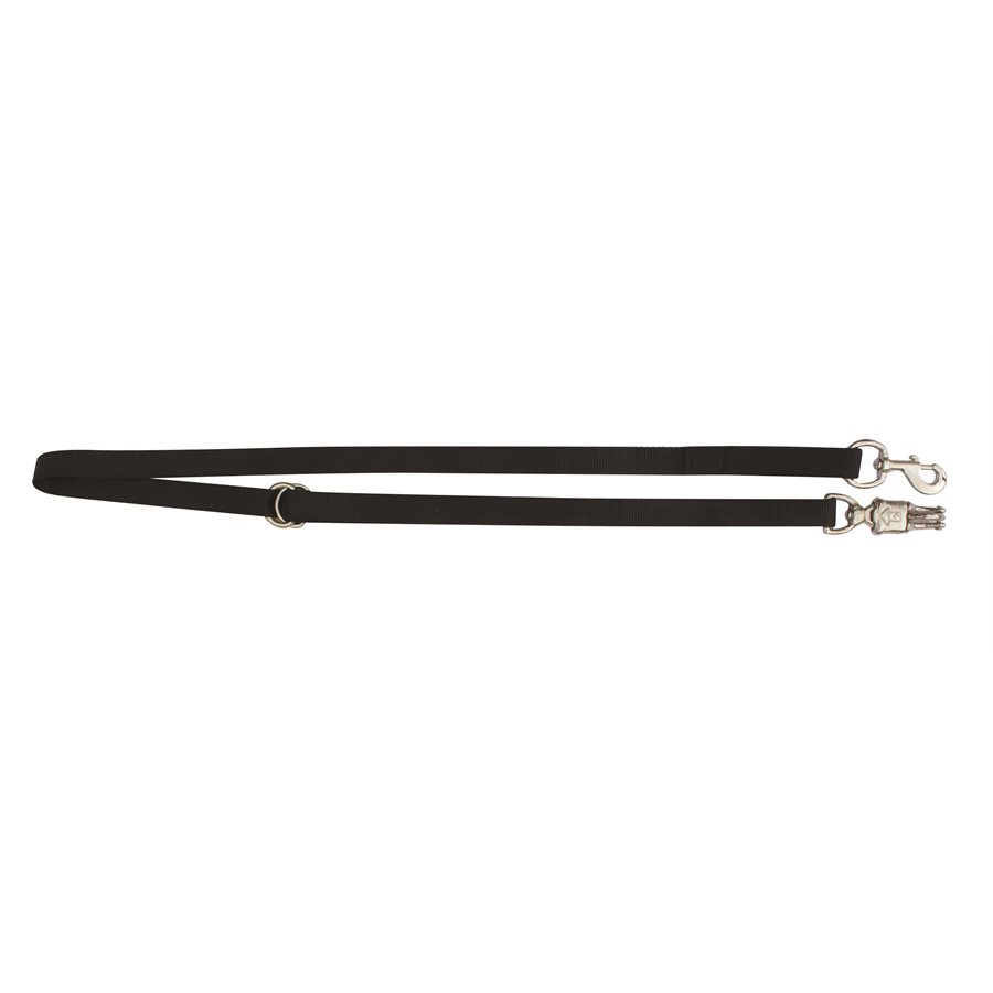 BLACK ELASTIC CROSS TIE