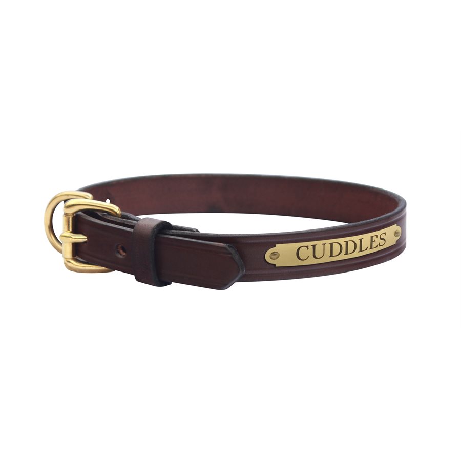 Leopard - Exotic Leather Dog Collar – Marc Petite